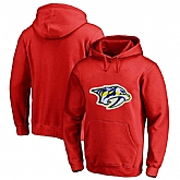 Nashville Predators Red All Stitched Pullover Hoodie,baseball caps,new era cap wholesale,wholesale hats
